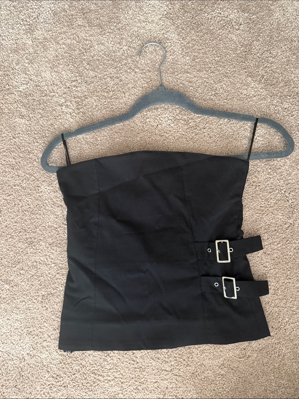 Pull and Bear- Black Sleeveless Tube Top - size Small